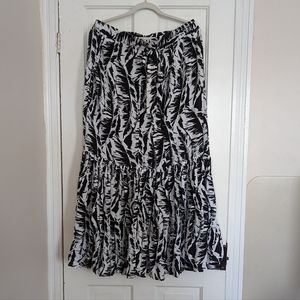 Plus size, swim cover up skirt